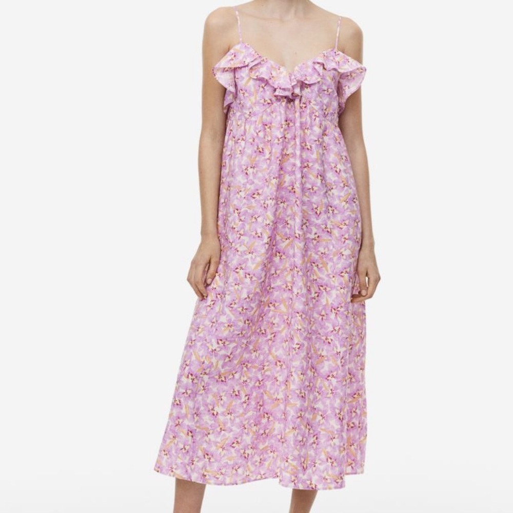 H&M patterned maxi sundress